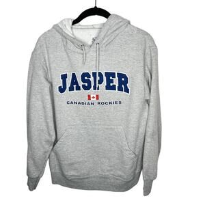 FRUIT OF THE LOOM / gray Jasper Canada pullover hoodie sweatshirt / S